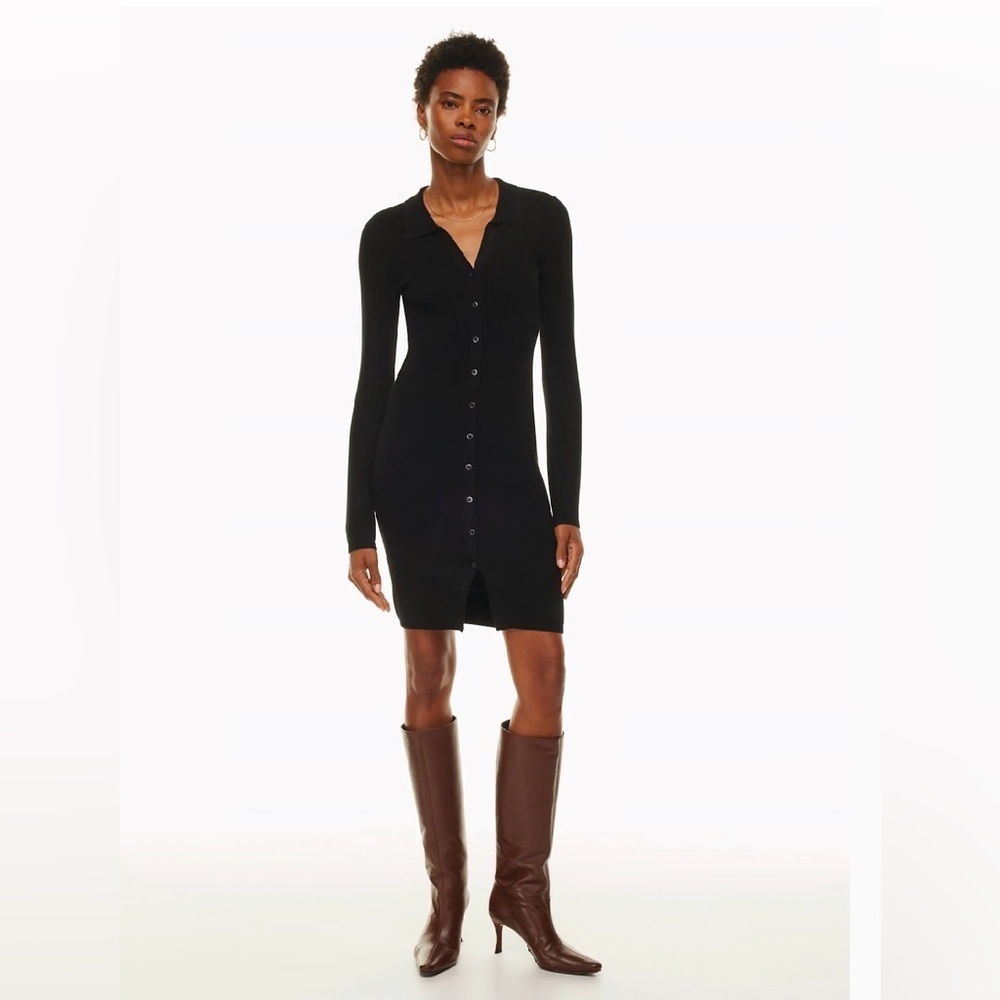 Aritzia Wilfred Button-up Cove Sweater Dress XS